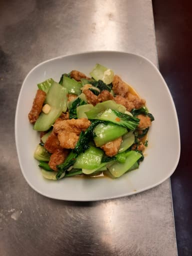 Pad phak gana moe krop